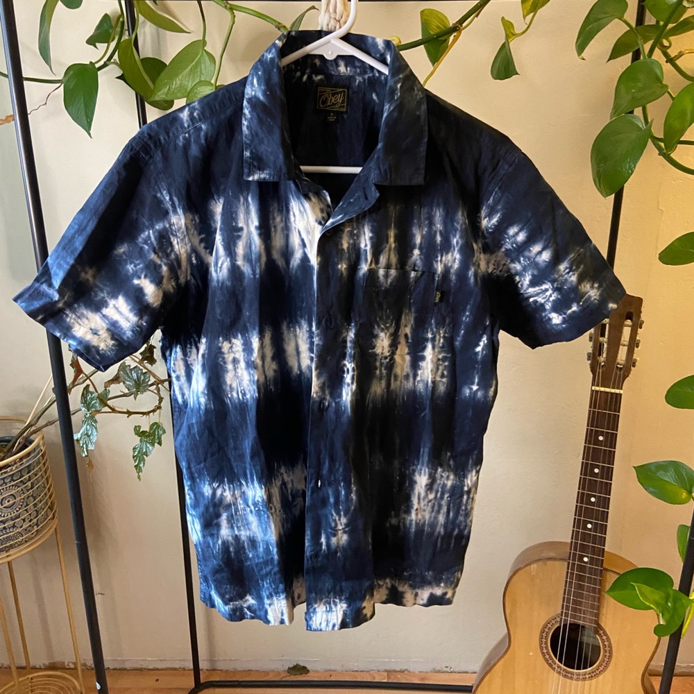 Men's Obey Tye Dye Shirt